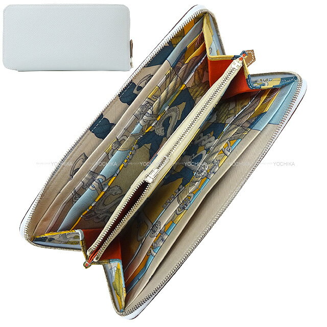 【ご褒美に☆】HERMES エルメス アザップシルクイン デッラ・カヴァッレリア ブルーブリュム/グリスパール (グリペール/パールグレー) 新品(HERMES Azap Silk in Della Cavalleria [BRAND NEW][Authentic])【あす楽対応】#よちかのサムネイル