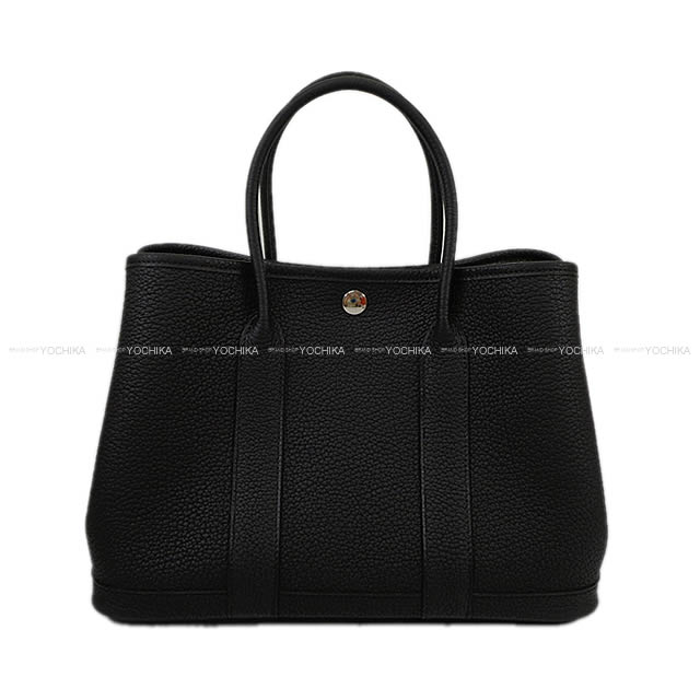 HERMES エルメス ガーデンパーティ 30 TPM 黒 (ブラック) ネゴンダ シルバー金具 トートバッグ W刻印 新品(HERMES Garden Party 30 TPM Noir (Black) Veau Negonda Silver HW tote bag BRAND NEW Authentic )【あす楽対応】 yochika