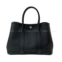HERMES エルメス ガーデンパーティ 30 TPM オールレザー 黒 (ブラック) ネゴンダ シルバー金具 トートバッグ W刻印 新品(HERMES Gar...