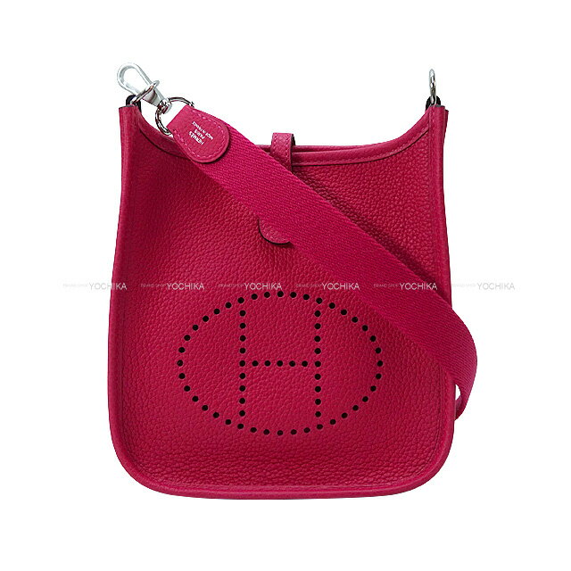 【ミニサイズ！】HERMES エルメス エヴリン(エブリン) 16 TPM ローズメキシコ トリヨンモーリス シルバー金具 ショルダーバッグ Z刻印 新品(HERMES Evelyne 16 TPM Rose Mexicoe Taurillon Maurice Silver HW Shoulder bag[BRAND NEW][Authentic])【あす楽対応】#yochikaのサムネイル