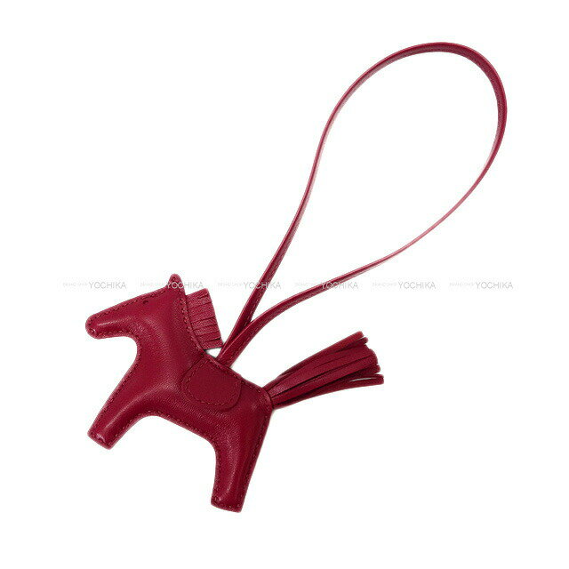 HERMES エルメス ロデオ PM ルビー アニューミロ(ラム) バッグチャーム U刻印 新品未使用(HERMES Rodeo PM Rubis Agneau Milo bag charm[EXCELLENT][Authentic])【あす楽対応】#yochikaのサムネイル
