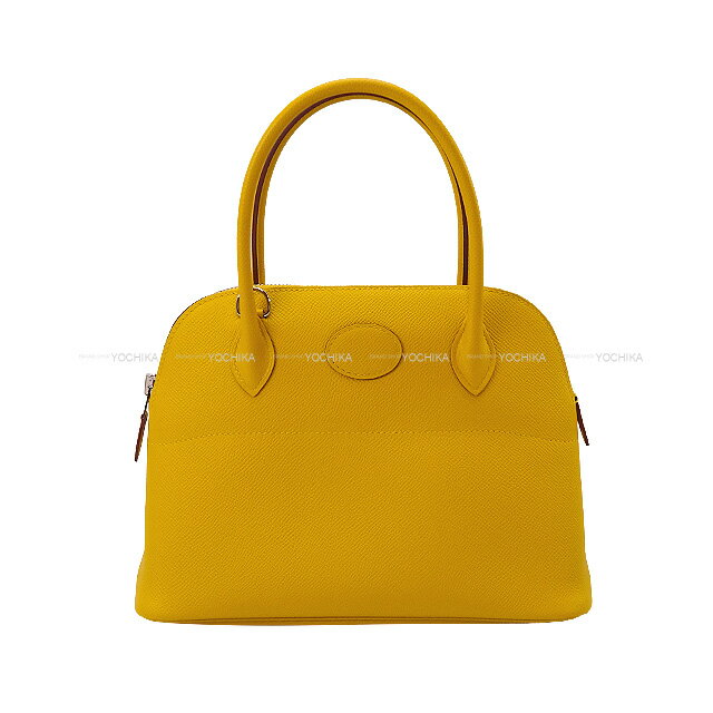 【ご褒美に☆】HERMES エルメス ボリード27 ジョーヌアンブル エプソン シルバー金具 ショルダーバッグ Y刻印 新品未使用(HERMES Bolide27 Jaune Amber Veau Epsom Silver HW Shoulder bag[NEVER USED][Authentic])【あす楽対応】#yochikaのサムネイル