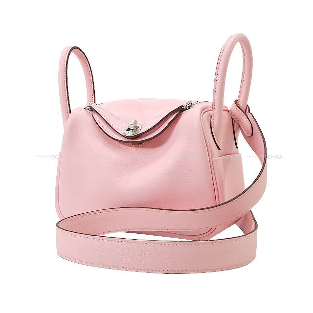HERMES エルメス リンディ 20 ミニ ローズサクラ スイフト シルバー金具 ショルダーバッグ Z刻印 新品(HERMES Lindy 20 mini Rose Sakura Veau Swift Silver HW Shoulder bag[BRAND NEW][Authentic])【あす楽対応】#yochikaのサムネイル