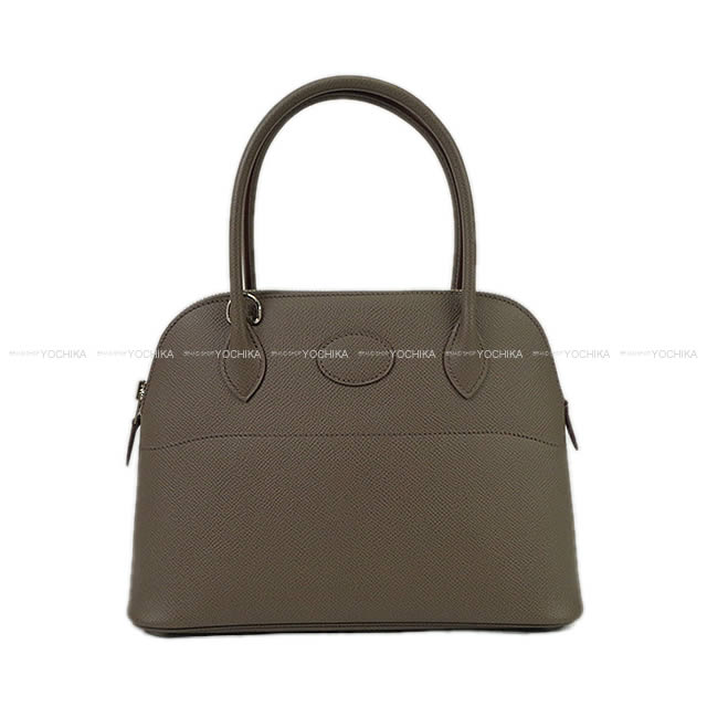 HERMES エルメス ボリード27 エタン エプソン シルバー金具 ショルダーバッグ Y刻印 新品未使用(HERMES Bolide27 Etain Veau Epsom Silver HW Shoulder bag[NEVER USED][Authentic])【あす楽対応】#yochikaのサムネイル