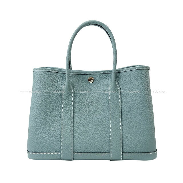 HERMES エルメス ガーデンパーティ 30 TPM シエル ヴァッシュカントリー シルバー金具 トートバッグ Z刻印 新品(HERMES Garden Party 30 TPM Ciel Vache Country Silver HW tote bag[BRAND NEW][Authentic])【あす楽対応】#yochikaのサムネイル