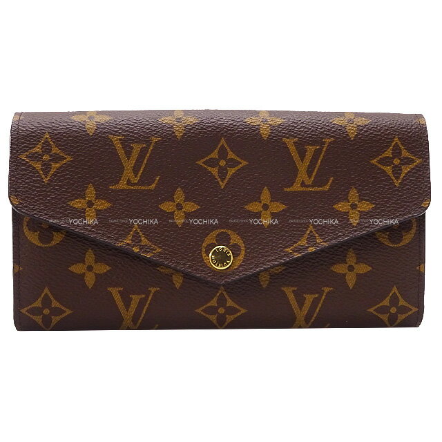 LOUIS VUITTON ルイ・ヴィトン ポルトフォイユ・サラ フューシャ モノグラム ゴールド金具 M62234 長財布 新品未使用(LOUIS VUITTON PORTEFEUILLE SARAH Fuchsia Monogram Canvas Gold HW M62234 long wallet[EXCELLENT][Authentic])【あす楽対応】#yochika