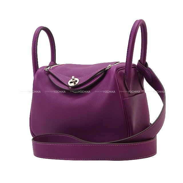 HERMES エルメス リンディ 20 ミニ アネモネ スイフト シルバー金具 ショルダーバッグ Z刻印 新品(HERMES Lindy 20 mini Anemone Veau Swift Silver HW Shoulder bag[BRAND NEW][Authentic])【あす楽対応】#yochikaのサムネイル