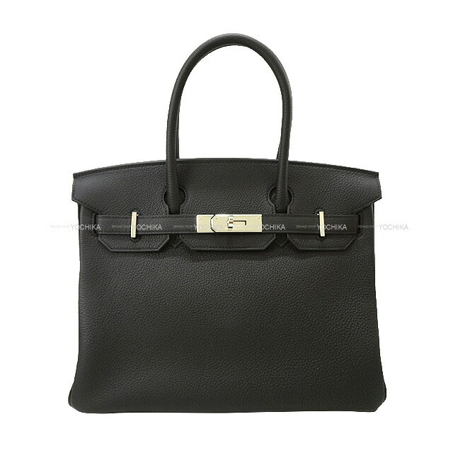 HERMES エルメス バーキン30 黒 (ブラック) トゴ シルバー金具 ハンドバッグ U刻印 新品未使用(HERMES Birkin30 Noir (Black) Veau Togo Silver HW Handbag[NEVER USED][Authentic])【あす楽対応】#yochikaのサムネイル