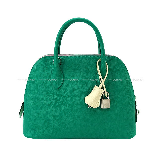 HERMES エルメス ボリード1923 25 トリコロール ミント (メンス)/モーヴシルベストル/ナタ エプソン シルバー金具 ショルダーバッグ U刻印 新品(HERMES Bolide1923 25 Tricolor Menthe (Mint)/Mauve sylvestre/Nata Veau Epsom SHW Shoulder bag)【あす楽対応】#yochikaのサムネイル