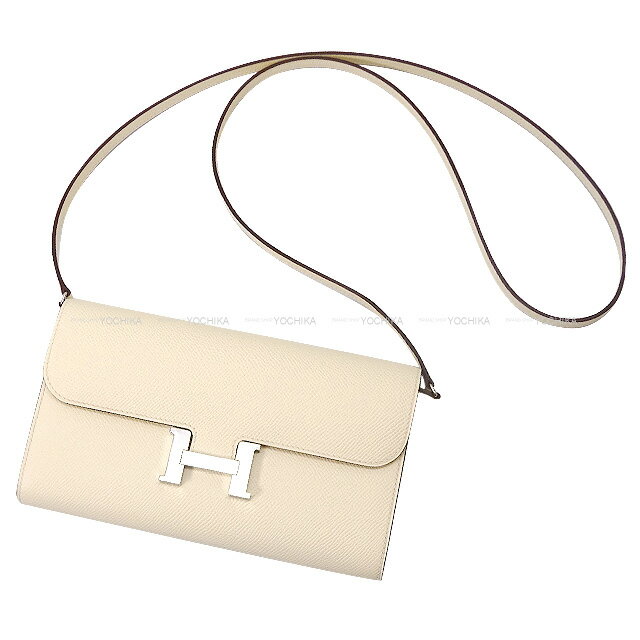 HERMES エルメス コンスタンスロング トゥーゴー ナタ エプソン シルバー金具 長財布 U刻印 新品(HERMES Constance Long To Go wallet Nata Veau Epsom Silver HW long wallet[BRAND NEW][Authentic])【あす楽対応】#yochikaのサムネイル
