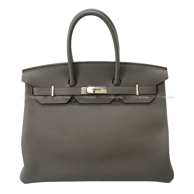 HERMES エルメス バーキン35 エタン トゴ シルバー金具 ハンドバッグ Z刻印 新品未使用(HERMES Birkin35 Etain Veau Togo Silver HW Handbag[NEVER USED][Authentic])【あす楽対応】#yochikaのサムネイル