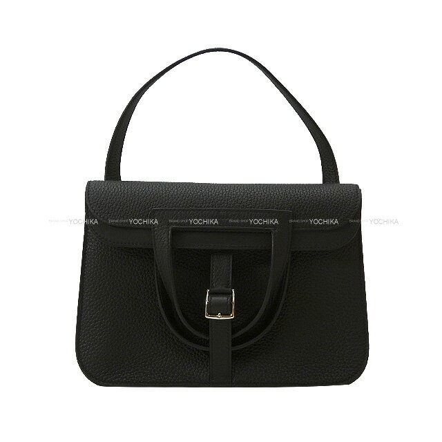 HERMES エルメス アルザン25 黒 (ブラック) トリヨンクレマンス シルバー金具 ショルダーバッグ B刻印 新品(HERMES Halzan 25 Noir (Black) Taurillon Clemence Silver HW Shoulder bag[BRAND NEW][Authentic])【あす楽対応】#yochikaのサムネイル