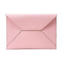 HERMES エルメス エンベロープ GM ローズサクラ シェーブルミゾル カードケース T刻印 新品未使用(HERMES envelope GM Rose Sakura Chevre Myzore card holder[EXCELLENT][Authentic])【あす楽対応】#yochika