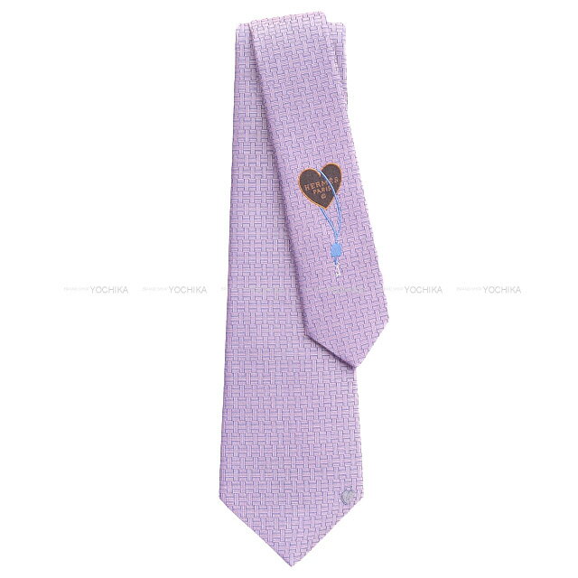 HERMES エルメス ラ・クレ・デュ・ボヌール ローズ シルク100％ ネクタイ 新品(HERMES La Clef du Bonheur Rose Silk100% tie[BRAND NEW][Authentic])【あす楽対応】#yochika