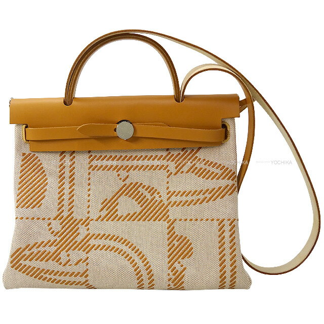 HERMES エルメス エールバッグジップ 31 PM ブリッド ドゥ ガラ/無秩序 ナチュラルサブレ /エクリュ ヴァッシュハンター ショルダーバッグ 新品未使用(HerBag Zip 31 PM Brides de Gala en Desordre Naturel-Sable /Ecru Vache Hunter Shoulder bag)【あす楽対応】#yochikaのサムネイル