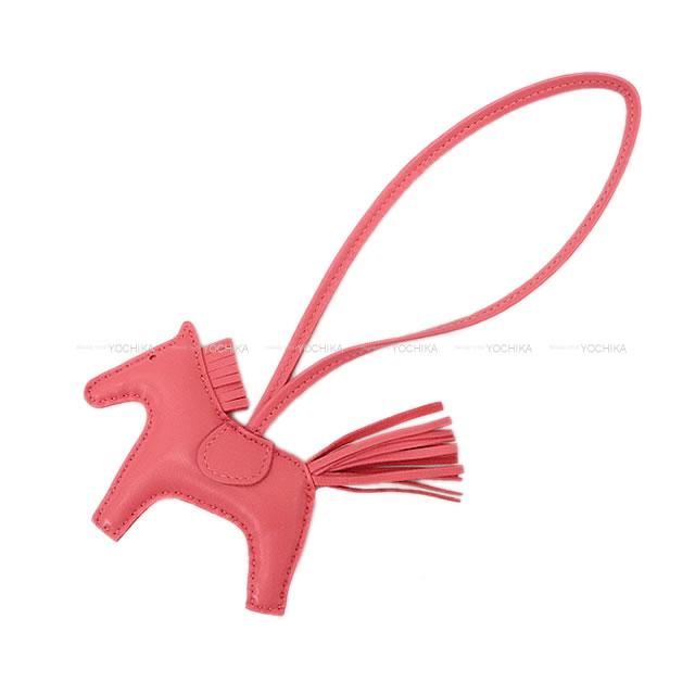 HERMES エルメス ロデオ PM ローズアザレ アニューミロ(ラム) バッグチャーム Y刻印 新品未使用(HERMES Rodeo PM Rose Azalee Agneau Milo bag charm[NEVER USED][Authentic])【あす楽対応】#yochikaのサムネイル