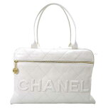 2023ǯ롼CHANELͥޥȥåޥܡ󥰥Хå(ۥ磻)եɶAS3718ܥȥХå࿷(CHANELMatelasseLogoMaxiBowlingbagBlanc(White)Calf[ALMOSTNEW][Authentic])ڤб#