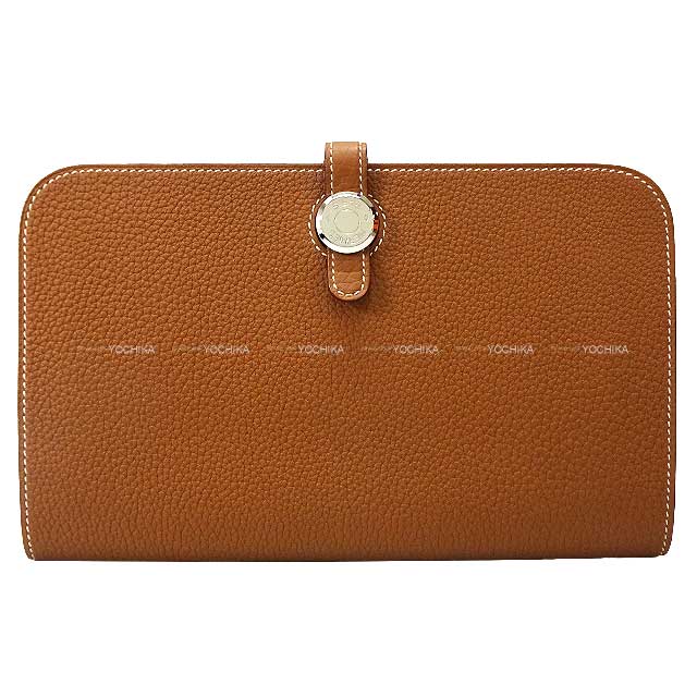 HERMES エルメス ドゴン GM ゴールド トゴ シルバー金具 長財布 Y刻印 新品同様【中古】([Pre-loved] HERMES Dogon GM Gold Veau Togo Silver HW long wallet[LIKE NEW][Authentic])【あす楽対応】#yochika