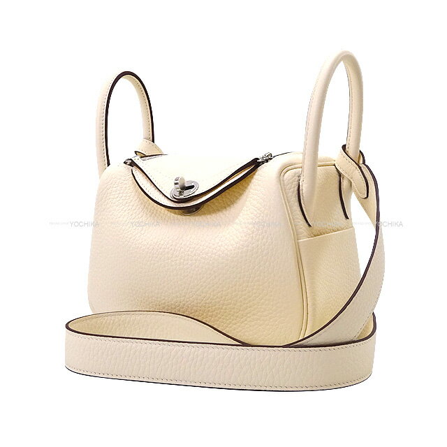 HERMES エルメス リンディ 20 ミニ ナタ トリヨンクレマンス シルバー金具 ショルダーバッグ U刻印 新品(HERMES Lindy 20 mini Nata Taurillon Clemence Silver HW Shoulder bag[BRAND NEW][Authentic])【あす楽対応】#yochikaのサムネイル