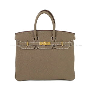 HERMES ᥹ С25 ȡ (ȥ) ȥ ɶ ϥɥХå B (HERMES Birkin25 Etoupe Veau Togo Gold HW Handbag[BRAND NEW][Authentic])ڤб#yochika