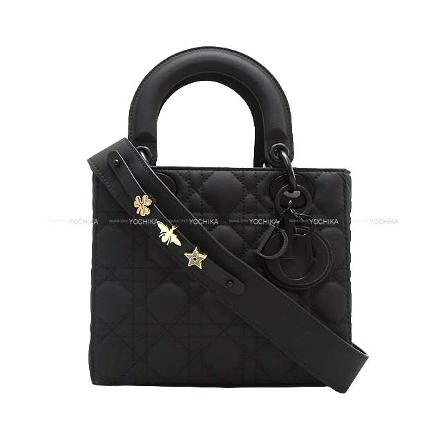 Christian Dior ꥹǥ ǥǥ MY ABC DIOR ⡼  (֥å) ʡ ե ޥåȥ֥å M0538SLO1_M989 ϥɥХå (Christian Dior Lady Dior MY ABC DIOR Small Black Cannage Calfskin Handbag)