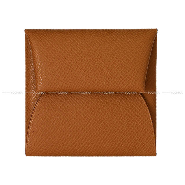 エルメス HERMES エルメス バスティア ゴールド エプソン シルバー金具 コインケース B刻印 新品(HERMES Bastia Gold Veau Epsom Silver HW change purse[BRAND NEW][Authentic])【あす楽対応】#yochika