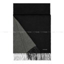 HERMES エルメス レクトヴェルソ バイカラー 黒(ブラック)/フランネルグレー カシミア100% マフラー 新品(HERMES Bi-color Rect...