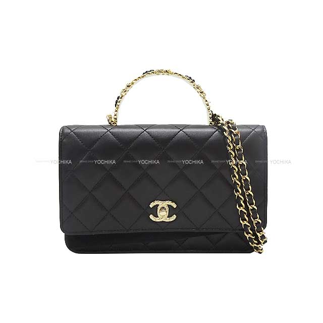 2023秋冬新作 CHANEL シャネル マトラッセ ココマーク フォンケース バック ブラック ラムスキン AP3575 ショルダーバッグ 新品未使用(2023AW NEW Here Mark Phone Case Back Black Lambskin AP3575 Shoulder bag[EXCELLENT][Authentic])【あす楽対応】#よちかのサムネイル