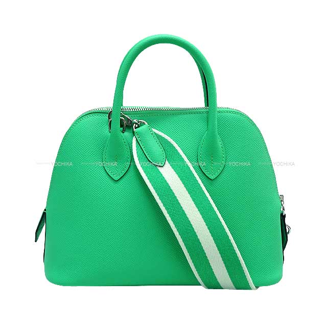 HERMES エルメス ボリード1923 25 サングル ウーリー ヴェールコミック/ヴェールフィズ エプソン シルバー金具 ショルダーバッグ B刻印 新品(HERMES Bolide1923 25 SANGLE WOOLY Vert comics/Vert Fizz Shoulder bag[BRAND NEW][Authentic])【あす楽対応】#yochikaのサムネイル