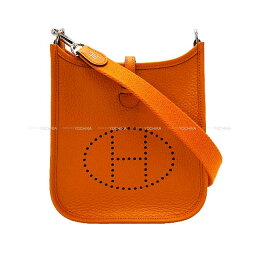 オレンジ HERMES エルメス エヴリン(エブリン) 16 TPM オレンジ トリヨンクレマンス シルバー金具 ショルダーバッグ B刻印 準新品(HERMES Evelyne 16 TPM Orange Taurillon Clemence Silver HW Shoulder bag[ALMOST NEW][Authentic])【あす楽対応】#yochika