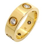 CARTIERƥ֥6Pե#47K18/B4097500󥰡ؿƱ͡š([Pre-loved]CARTIERLovering6PFull-diamonds#47K18Yellowgold/DiamondsB4097500ring[LIKENEW][Authentic])ڤб#yochika