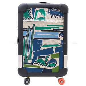 HERMES エルメス トラベルキャリーケース ローリング・モビリティ・スーツケース R.M.S 海とサーフとファン ブルーニュイ シルバー金具 スーツケース C刻印 新品未使用(Travel carry case Suitcase R.M.S Sea Surf and Fun[EXCELLENT][Authentic])