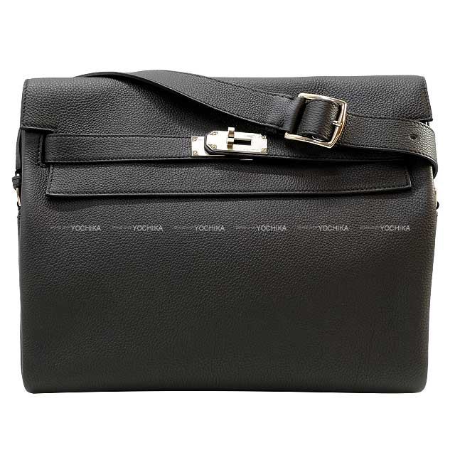 HERMES エルメス ケリー メッセンジャー 32 GM プロン トゴ シルバー金具 ショルダーバッグ B刻印 新品同様【中古】([Pre-loved] HERMES Kelly Messenger 32 GM Plomb Veau Togo Silver HW Shoulder bag[LIKE NEW][Authentic])【あす楽対応】#yochika