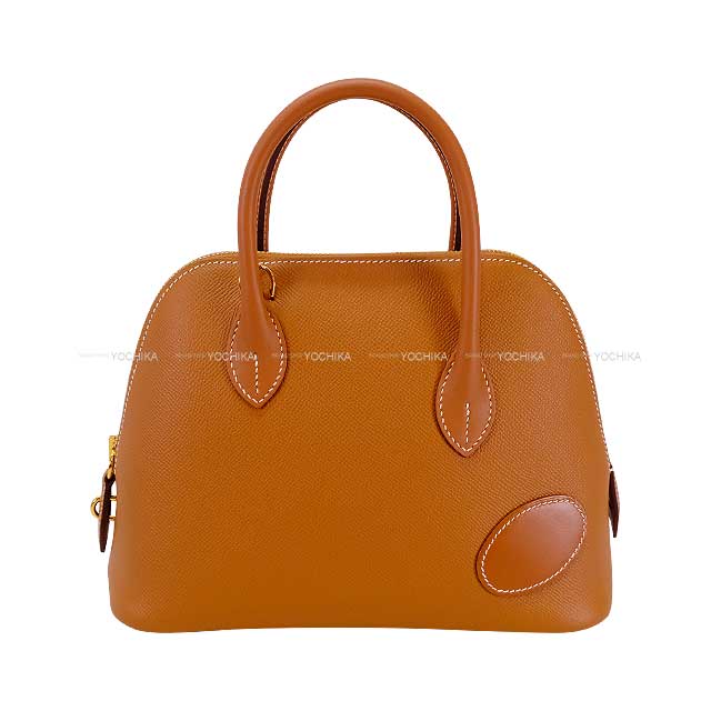 HERMES エルメス ボリード1923 25 無秩序 ゴールド エプソン/スイフト/ヴァッシュハンター ゴールド金具 ショルダーバッグ U刻印 新品同様【中古】([Pre-loved] HERMES Bolide1923 25 En Desordre Gold Veau Epsom/Veau Swift/Vache Hunter Gold HW Shoulder bag)のサムネイル