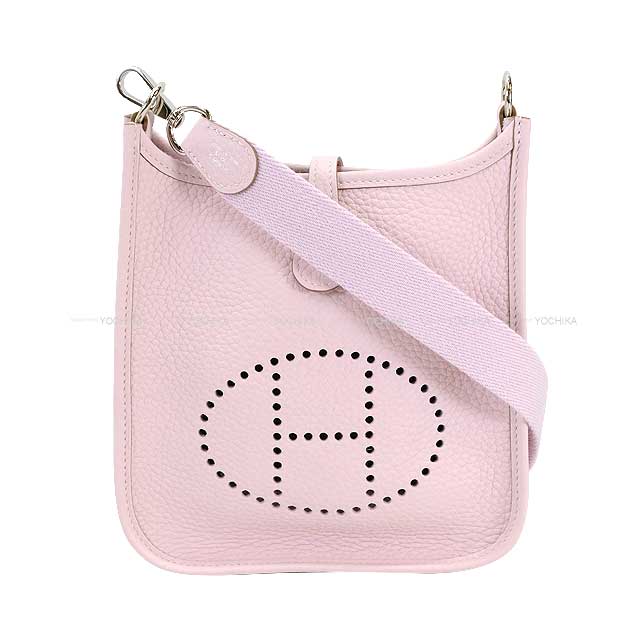 HERMES エルメス エヴリン(エブリン) 16 TPM モーヴペール トリヨンクレマンス シルバー金具 ショルダーバッグ W刻印 新品(HERMES Evelyne 16 TPM Mauve Pale Taurillon Clemence Silver HW Shoulder bag[BRAND NEW][Authentic]) #yochikaのサムネイル