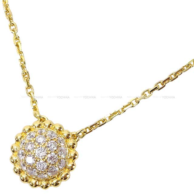 Van Cleef & Arpels ヴァンクリーフ＆アーペル ペンダント ペルレ ダイヤモンド 18Kイエローゴールド/ダイヤモンド VCARO9PD00 ネックレス 新品同様【中古】([Pre-loved] Van Cleef & Arpels Pendant Perlee Diamond 18K Yellow Gold/Diamond necklace)のサムネイル