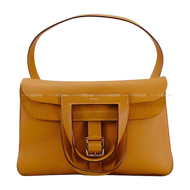 HERMES エルメス アルザン31 ナチュラルサブレ トリヨンクレマンス シルバー金具 ショルダーバッグ ▢R刻印 Aランク【中古】([Pre-loved] HERMES Halzan 31 Naturel-Sable Taurillon Clemence Silver HW Shoulder bag[USED A][Authentic]) #yochikaのサムネイル