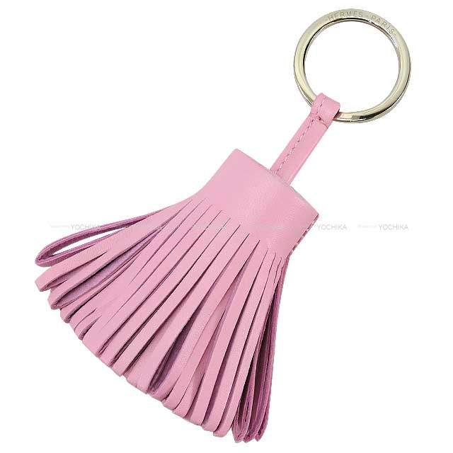 HERMES エルメス カルメン モーヴシルベストル アニョーミロ(ラム) シルバー金具 キーホルダー W刻印 新品(HERMES Carmen Mauve sylvestre Agneau Milo Silver HW key ring[BRAND NEW][Authentic]) #yochikaのサムネイル