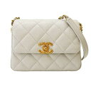 CHANEL シャネル ミニ マトラッセ 20 フラップバッグ グレー グレインドカーフ(キャビアスキン) マットゴールド金具 AS4906 ショルダーバッグ ...