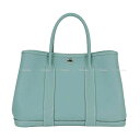 HERMES エルメス ガーデンパーティ 30 TPM シエル ヴァッシュカントリー シルバー金具 トートバッグ Y刻印 新品同様【中古】([Pre-loved...