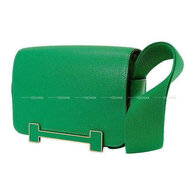 HERMES エルメス ゲタ ミント (メンス) シェーブルミゾル シルバー金具 ショルダーバッグ U刻印 新品同様【中古】([Pre-loved] HERMES Menthe (Mint) Chevre Myzore Silver HW Shoulder bag[LIKE NEW][Authentic]) #yochikaのサムネイル