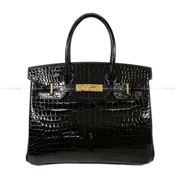 【ギフトに♪】HERMES エルメス バーキン30 黒(ブラック) クロコダイル ポロサス ゴールド金具 新品 (HERMES handbags Birkin 30 Black(Noir) crocodile Porosus GHW[Brand New][Authentic])【あす楽対応】#yochika