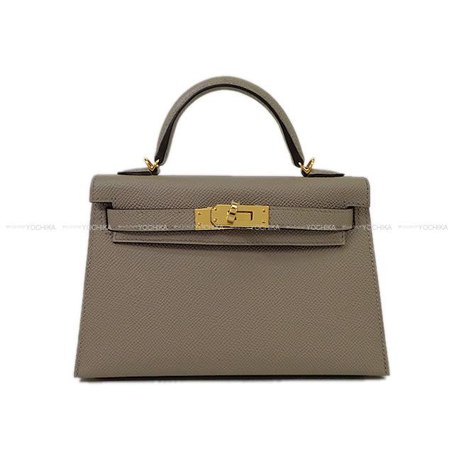 【ご褒美に★】HERMES エルメス ショルダーバッグ ケリー ミニ ドゥ 20 外縫い グリアスファルト エプソン ゴールド金具 新品未使用 (HERMES Shoulder Bag Mini Kelly 20 Sellier Gris asphalt Epsom GHW[Never used][Authentic])【あす楽対応】#よちかのサムネイル