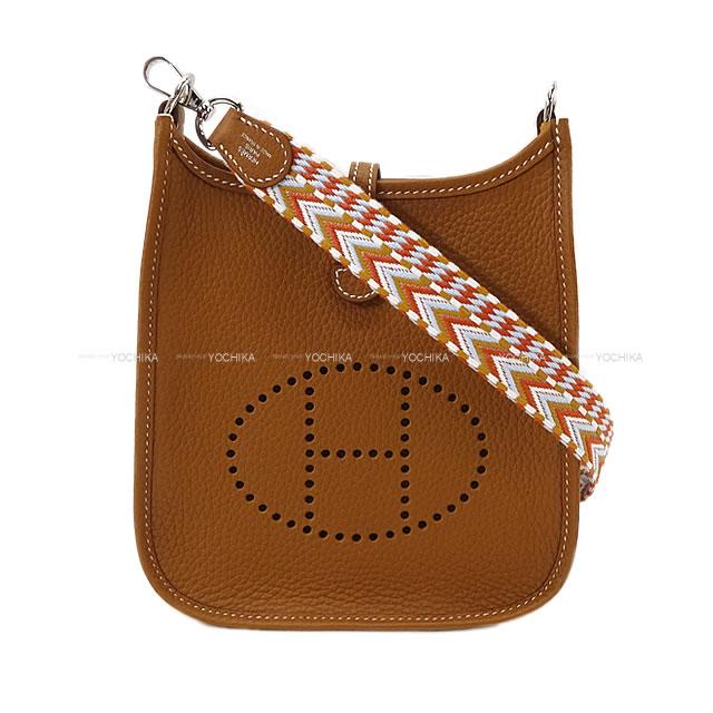【ご褒美に★】HERMES エルメス ショルダーバッグ エブリン エヴリン 16 TPM アマゾン サングル アレグロ ゴールド トリヨン 新品 (HERMES Shoulder Bag Mini Evelyne 16 TPM Amazon Sangles Allegro Gold Taurillon Clemence[Brand new][Authentic])【あす楽対応】#yochikaのサムネイル