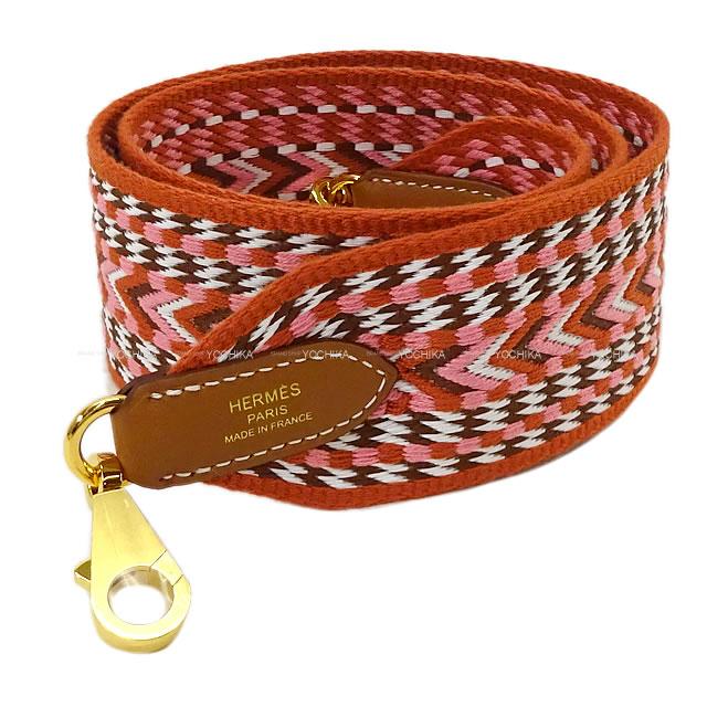 【ご褒美に★】HERMES エルメス ショルダーストラップ "バンドリエール サングル アレグロ 50mm" 85cm ゴールド 新品 (HERMES Shoulder strap "Bandouliere Sangles Allegro 50mm")【あす楽対応】#yochikaのサムネイル