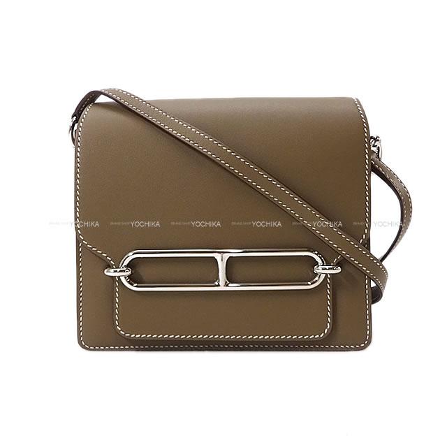 【ご褒美に★】HERMES エルメス ショルダーバッグ サック ロウリス(ルリ) ミニ 18 エトープ スイフト シルバー金具 新品未使用 (HERMES Shoulder Bag Sac Roulis Mini Etoupe Swift SHW[Never used][Authentic])【あす楽対応】#yochikaのサムネイル