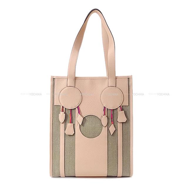 【ご褒美に★】HERMES エルメス Petit h プティアッシュ "ドリームキャッチャー" トートバッグ ローズエグランタイン新品 (HERMES Tote bag Petit h "Dream catcher" Rose Eglantine[Authentic])【あす楽対応】#yochikaのサムネイル