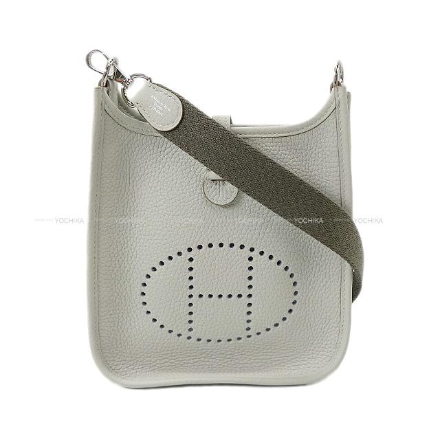 【ご褒美に☆】HERMES エルメス ショルダーバッグ ミニ エヴリン 16 TPM アマゾン グリスパール(パールグレー)/エタン 新品 (HERMES Shoulder Bag Mini Evelyne 16 TPM Gris Perle(Pearl grey)/Etain [Brand new][Authentic])【あす楽対応】#よちかのサムネイル