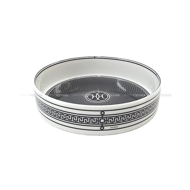 【ご褒美に★】HERMES エルメス Hデコ 丸形 小鉢 小皿 プレート 黒(Black)/白(White) ポーセリン(陶器) 新品未使用 (HERMES H Deco Round Small Bowl Small Plate Plate Noir(Black)/Blanc(White) Porcelain (Earthenware)[Never used][Authentic])【あす楽対応】#yochikaのサムネイル