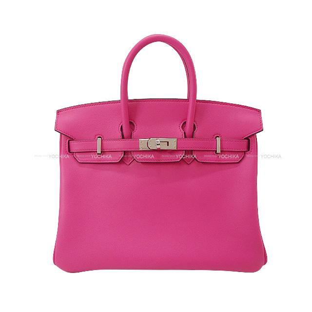 【ご褒美に★】HERMES エルメス ハンドバッグ バーキン25 ローズショッキング スイフト シルバー金具 新品 (HERMES Handbag Birkin25 Rose Shocking Swift SHW[Brand new][Authentic])【あす楽対応】#yochikaのサムネイル